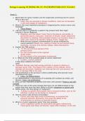 Portage Learning NURSING BS 231 PATHOPHYSIOLOGY EXAM 2. questions and answers} (2022/2023) (verified answers)