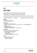 7041-2A-AQA HISTORY-AS- QUESTION PAPER23May23-PM (2)Royal Authority and the Angevin Kings, 1154–1216  Component 2A The Reign of Henry II, 1154–1189