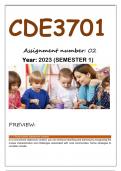 CDE3701 ASS 3 2023 Answers