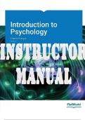 Introduction to Psychology by Charles Stangor. THE INSTRUCTOR MANUAL.