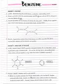 AQA A-Level Chemistry Handwritten Notes – Aromatic chemistry