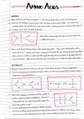 AQA A-Level Chemistry Handwritten Notes – Amino acids, proteins and DNA