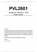 PVL2601 Assignment 2 Semester 2 - 2023