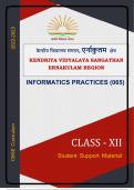 study material for informatics practices class12