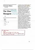The Glass Menagerie, Tennessee Williams full book annotations