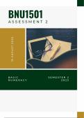BNU1501 Assessment 1 & 2 Semester 2 - 2023
