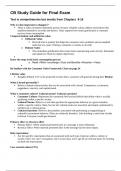 MKTG 4204 Consumer Behavior Final Exam notes/CB Study Guide for Final Exam  study guide spring 2023