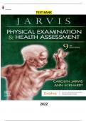 Physical Examination and Health Assessment 9th Edition by Carolyn Jarvis & Ann L. Eckhardt - Complete, Elaborated and Latest(Test Bank)-Updated /2023