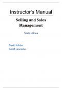 Make 2023-2024 a Breeze with [Selling and Sales Management,Jobber,9e] Comprehensive Guide