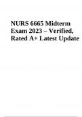 NRNP 6665 Midterm Exam Questions With 100% Verified Answers | Latest Update 2023/2024 (GRADED A+)