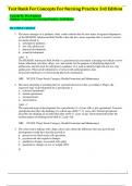 Concepts For Nursing Practice 3rd Edition Test Bank | Comprehensive Companion