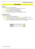 LPC Notes - Redundancy (Employment Law & Practice)