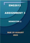 ENG2612 ASSIGNMENT  3  ANSWERS --DUE 25 AUGUST 2023