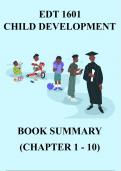 EDT 1601 CHILD DEVELOPMENT 2023