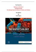 Test Bank - McCance & Huether’s Pathophysiology The Biologic Basis for Disease in Adults and Children  9th Edition By Julia Rogers | Chapter 1 – 50, Complete Guide 2023|