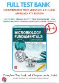 Test Bank For Microbiology Fundamentals: A Clinical Approach 4th Edition By Marjorie Kelly Cowan | 2022-2023 | 9781260702439 | Chapter 1-22  | Complete Questions And Answers A+