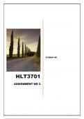 HLT3701 ASSIGNMENT 2 ANSWERS 2023