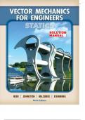 Solutions Manual Vector Mechanics for Engineering Statics 9th Edition