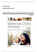 Test Bank - Maternal Child Nursing, 4th Edition (McKinney, 2013), Chapter 1-55 | All Chapters