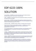EDF 6223 100%  SOLUTION/EDF 6223 100%  SOLUTION