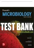 Test Bank For Prescott's Microbiology, 12th Edition All Chapters - 9781264088393
