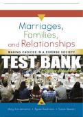 Test Bank For Marriages, Families, and Relationships: Making Choices in a Diverse Society - 13th - 2018 All Chapters - 9781337109666