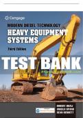 Test Bank For Modern Diesel Technology: Heavy Equipment Systems - 3rd - 2019 All Chapters - 9781337567589