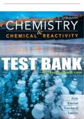 Test Bank For Chemistry and Chemical Reactivity - 10th - 2019 All Chapters - 9781337399074