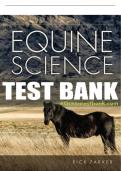 Test Bank For Equine Science - 5th - 2019 All Chapters - 9781305949720