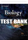 Test Bank For Biology Today and Tomorrow Without Physiology - 6th - 2021 All Chapters - 9780357127551