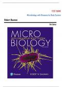 TEST BANK FOR MICROBIOLOGY WITH DISEASES BY BODY SYSTEM 5TH EDITION BY BAUMAN (WITH ALL CHAPTERS)
