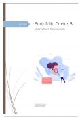 Portofolio cursus 3: cross culturele communicatie (cijfer: 8.5!)