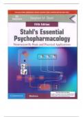 Stahl's Essential Psychopharmacology: Neuroscientific Basis and Practical Applications; 5th Edition 2021 By Stephen M Stahl