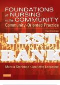 TEST BANK for Foundations of Nursing in the Community 4th Edition Community-Oriented Practice. ISBN 9780323100946, ISBN: 9780323241823. (Chapter 1-32)