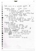 MATH 2 SEMESTER 1 REVIEW AND NOTES