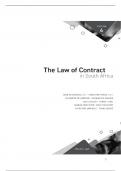 PVL3702: THE LAW OF CONTRACT IN SOUTH AFRICA 4th Edition