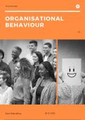 Summary Organisational behaviour - Organisational Behaviour (MOBE) - Engels