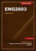 ENG2603 Exam Pack 2024 (Updated) 