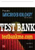 Test Bank For Prescott's Microbiology, 12th Edition All Chapters - 9781264088393