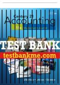 Test Bank For Century 21 Accounting: Multicolumn Journal - 11th - 2019 All Chapters - 9781337565424
