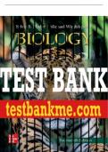 Test Bank For Biology, 14th Edition All Chapters - 9781260710878