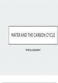 A* Water and Carbon Cycle with CASE STUDIES-  AQA A-level Geography
