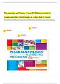 Pharmacology and Nursing Process 9th Edition test bank by Linda Lane Lilley, Shelly Rainforth Collins, Julie S. Snyder