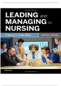 Test Bank for Leading and Managing in Nursing 7th Edition by Yoder Wise (Chapters 1-30) Complete.
