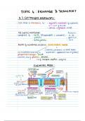 Topic 4 Edexcel biology a level notes