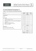 zig zag paper 2A economics micro paper and mark scheme