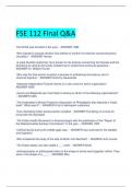 FSE 112 Final Q&A
