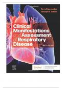 Test Bank for Clinical Manifestations and Assessment of Respiratory Disease 9th Edition by Des Jardins||ISBN NO-10,032387150X||ISBN NO-13,978-0323871501||Complete Guide 
