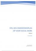 OSW10: Stel een onderzoeksplan op voor Social Work