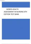 Test Bank Health Assessment in Nursing 6th edition